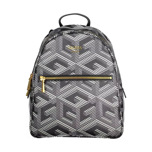 Guess Jeans Elegant Black Polyethylene Backpack Guess Jeans