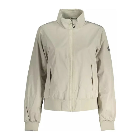 North Sails Gray Polyester Women Jacket North Sails