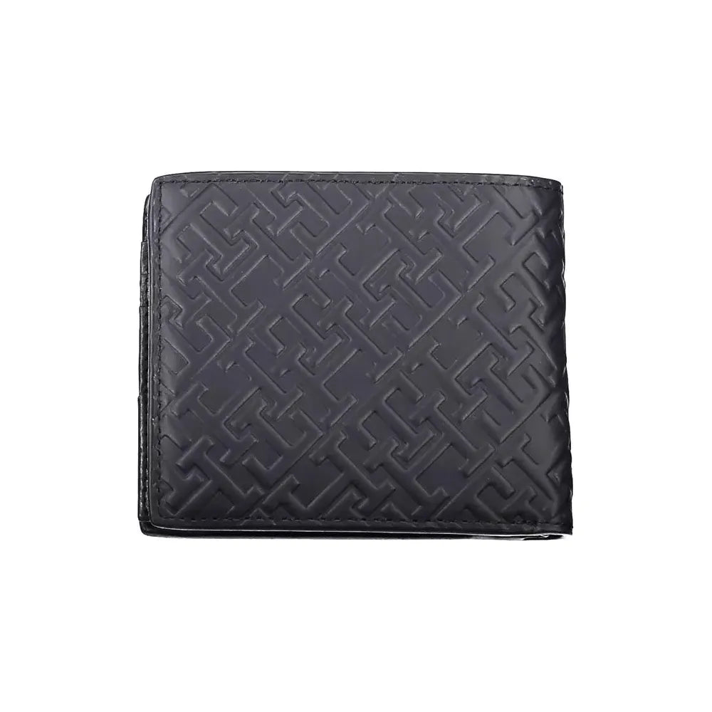 Tommy Hilfiger Blue Leather Bi-Fold Men's Wallet Tommy Hilfiger