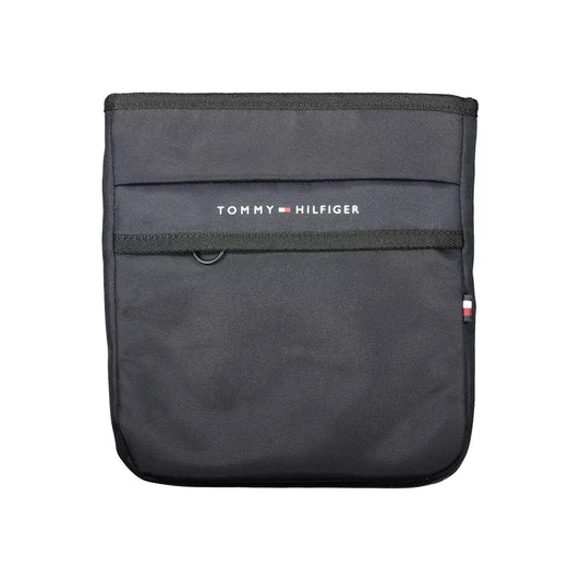 Tommy Hilfiger Sleek Blue Shoulder Bag with Contrast Details Tommy Hilfiger