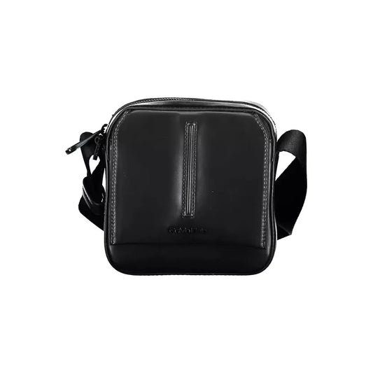 Calvin Klein Classic Black Shoulder Bag with Contrasting Details Calvin Klein