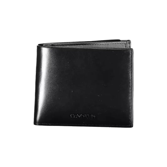 Calvin Klein Elegant Black Leather Wallet with RFID Blocker Calvin Klein