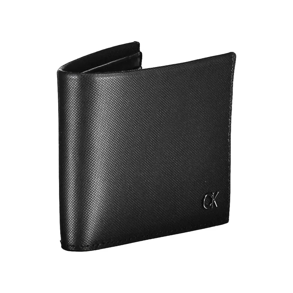 Calvin Klein Sleek Black Leather RFID-Blocking Wallet Calvin Klein