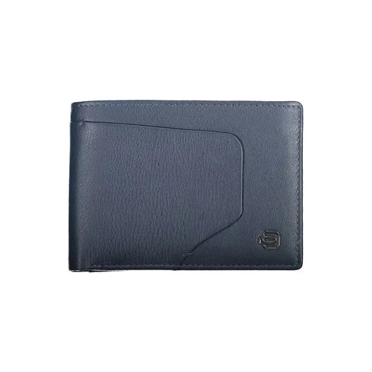 Piquadro Blue Leather Men Wallet