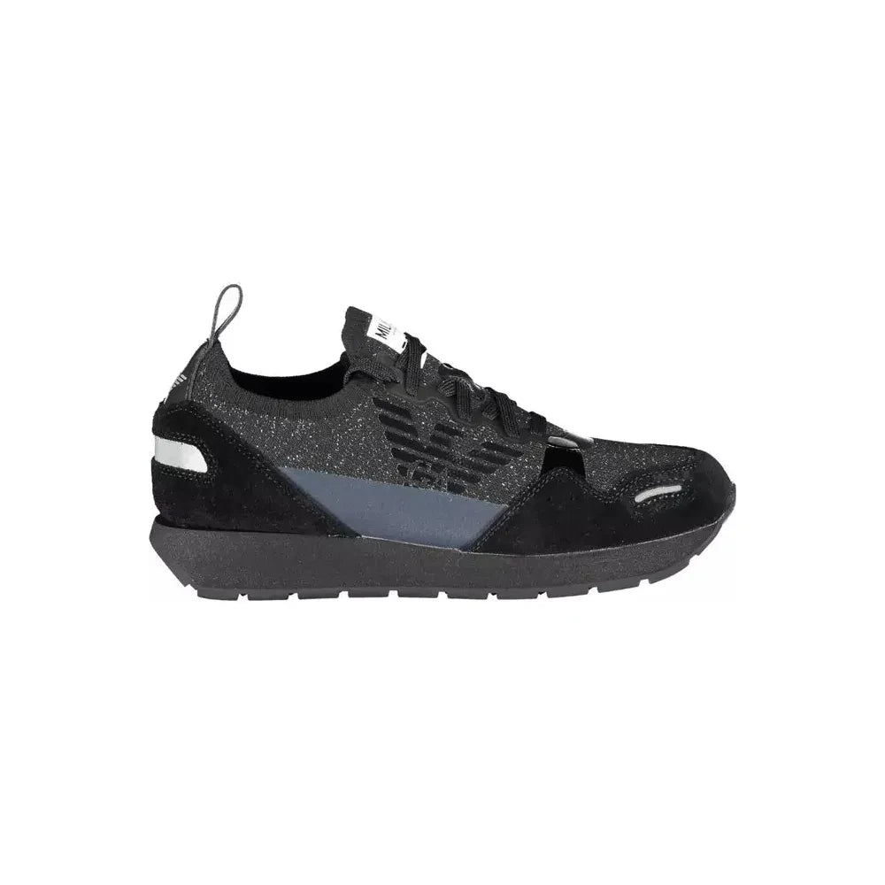 Emporio Armani Chic Contrasting Lace-up Sneakers Emporio Armani