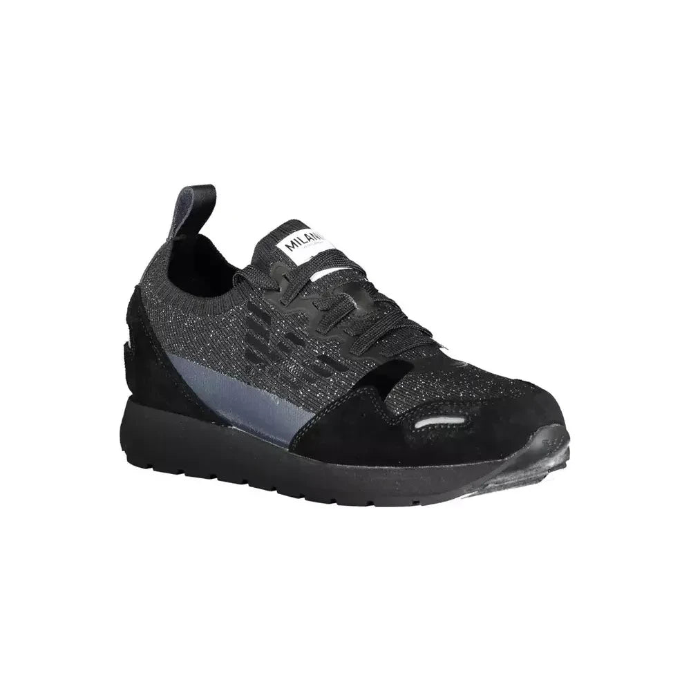 Emporio Armani Chic Contrasting Lace-up Sneakers Emporio Armani