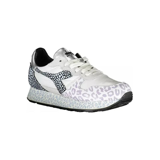 Diadora White Fabric Women Sneaker Diadora