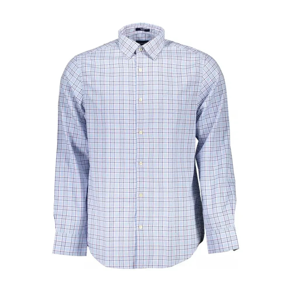 Gant Elegant Light Blue Long Sleeve Shirt Gant