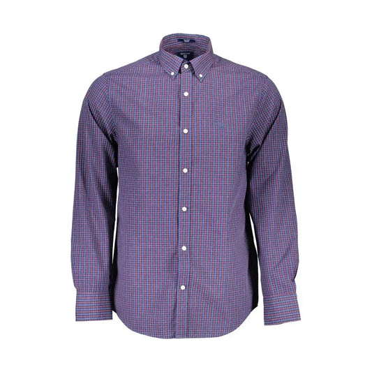 Gant Elegant Blue Regular Fit Long Sleeve Shirt Gant