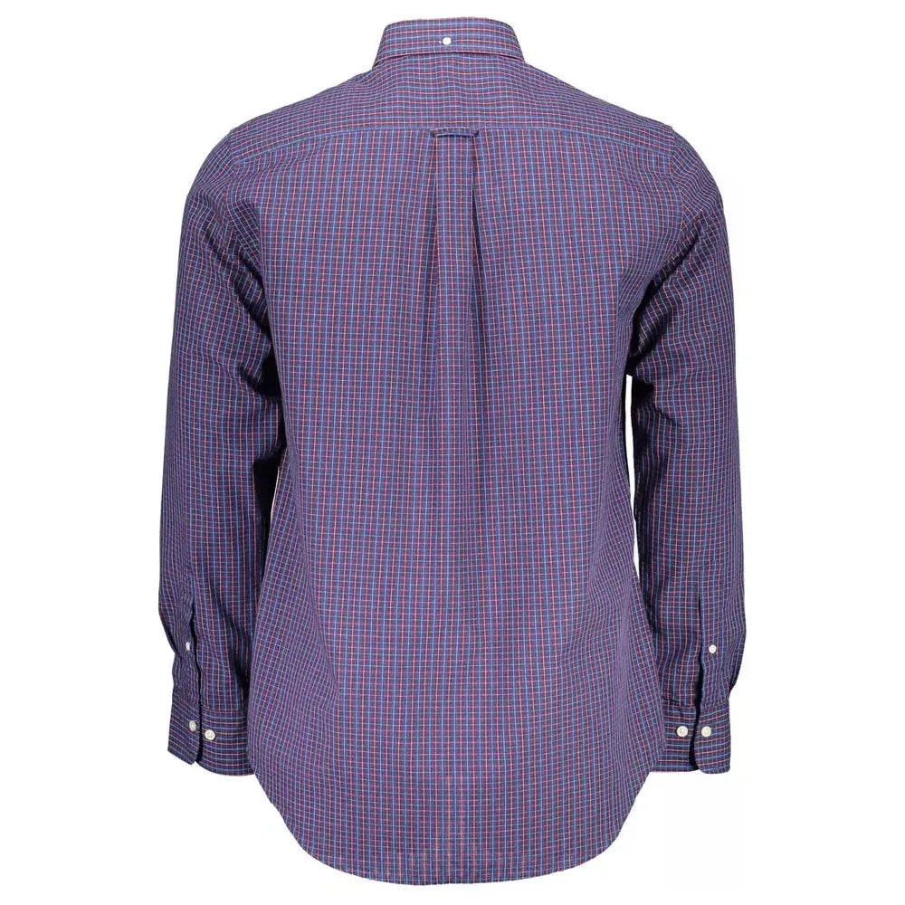 Gant Elegant Blue Regular Fit Long Sleeve Shirt Gant