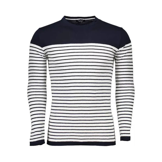 Marciano by Guess Dapper Blue Cotton Blend Sweater Marciano by Guess