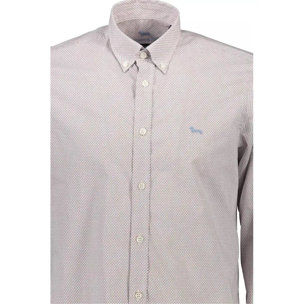 Harmont & Blaine Elegant White Cotton Long Sleeve Shirt Harmont & Blaine