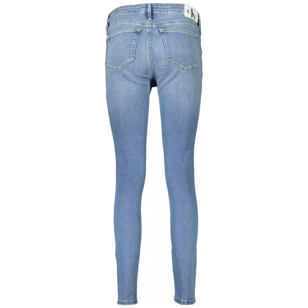 Calvin Klein Light Blue Cotton Women Jeans