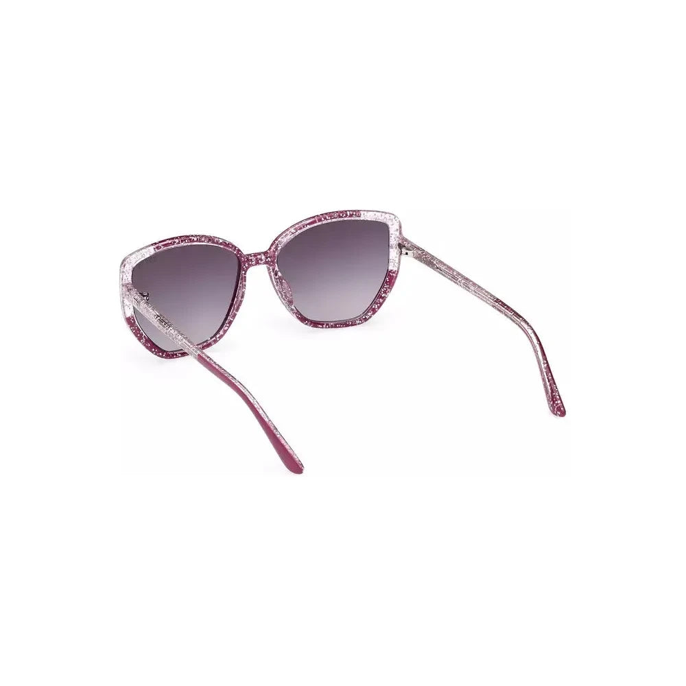 Guess Jeans Chic Purple Square Frame Sunglasses Guess Jeans