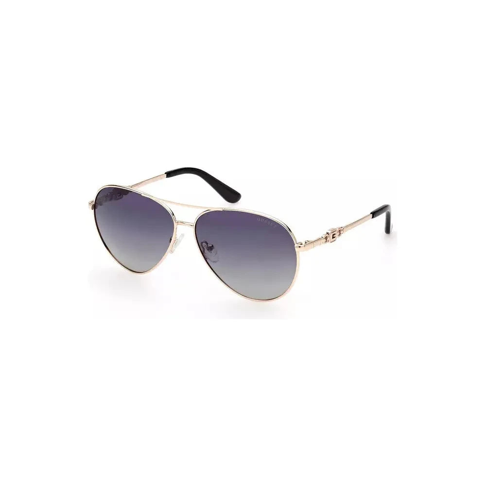 Guess Jeans Chic Teardrop Metal Frame Sunglasses Guess Jeans