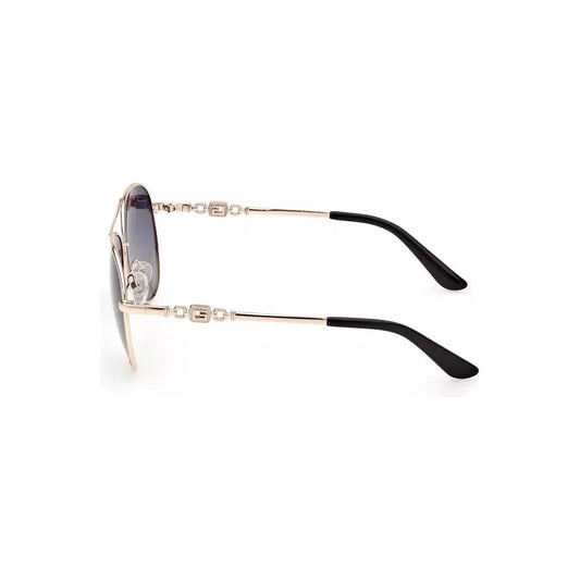 Guess Jeans Gold Metal Women Sunglass Guess Jeans