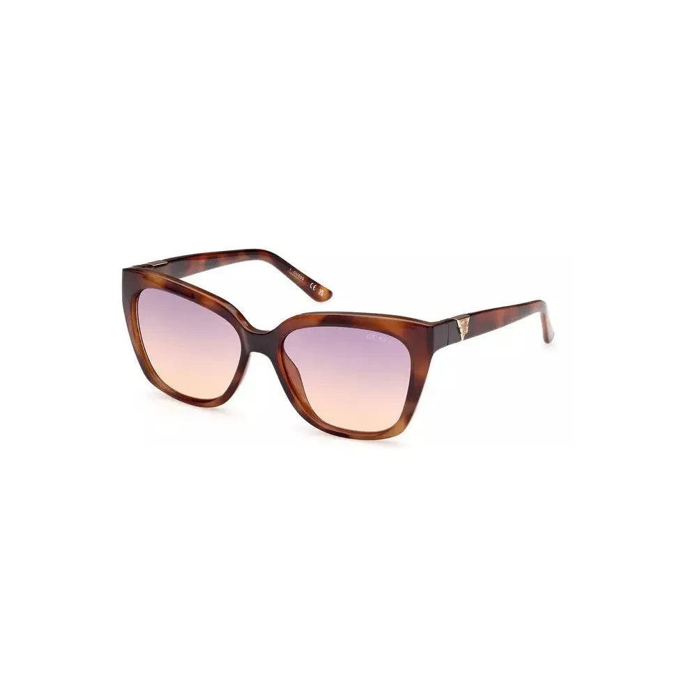 Guess Jeans Chic Square Frame Sunglasses in Contrasting Hues Guess Jeans