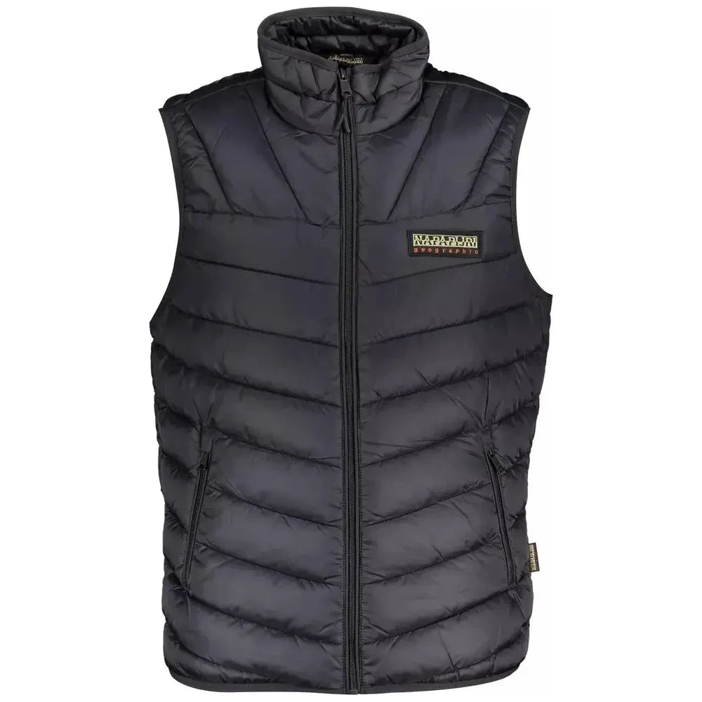 Napapijri Sleek Sleeveless Black Outdoor Vest Napapijri