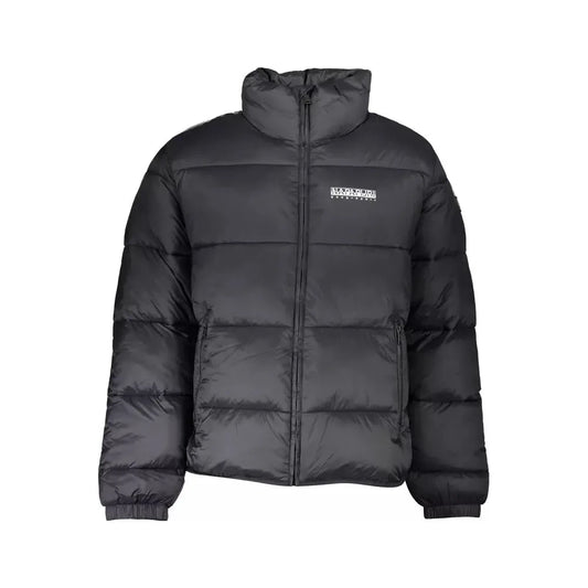 Napapijri Black Polyamide Men Jacket Napapijri