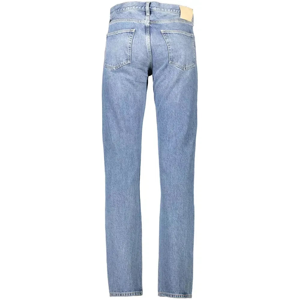 Gant Light Blue Cotton Classic 5-Pocket Jeans Gant