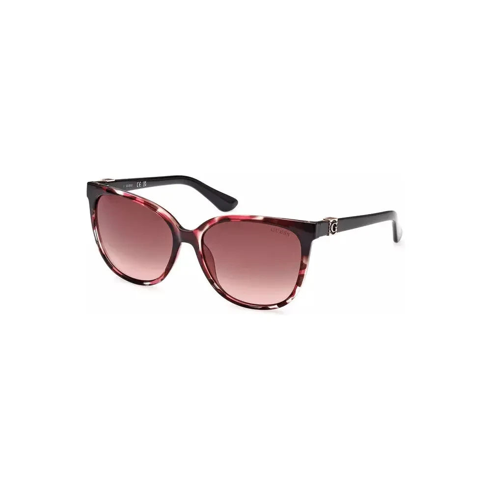 Guess Jeans Chic Square Frame Sunglasses with Contrast Details Guess Jeans