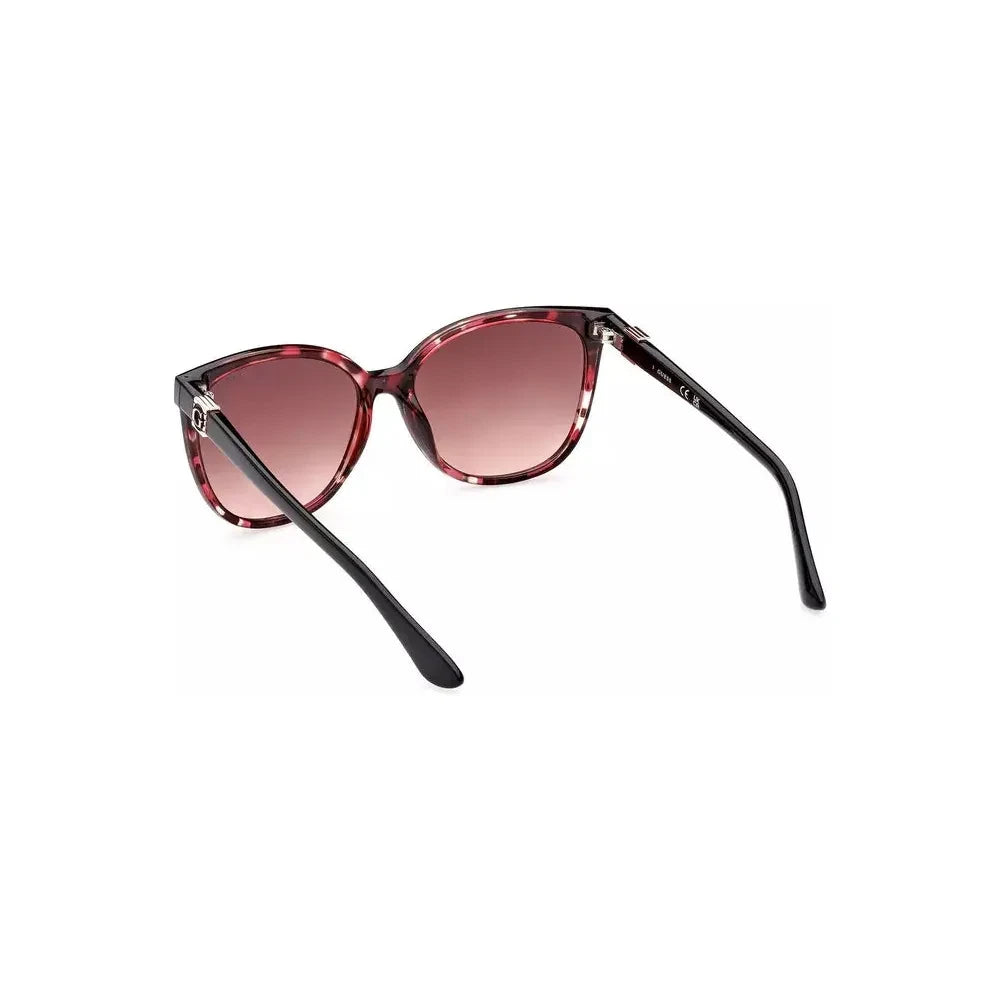 Guess Jeans Chic Square Frame Sunglasses with Contrast Details Guess Jeans