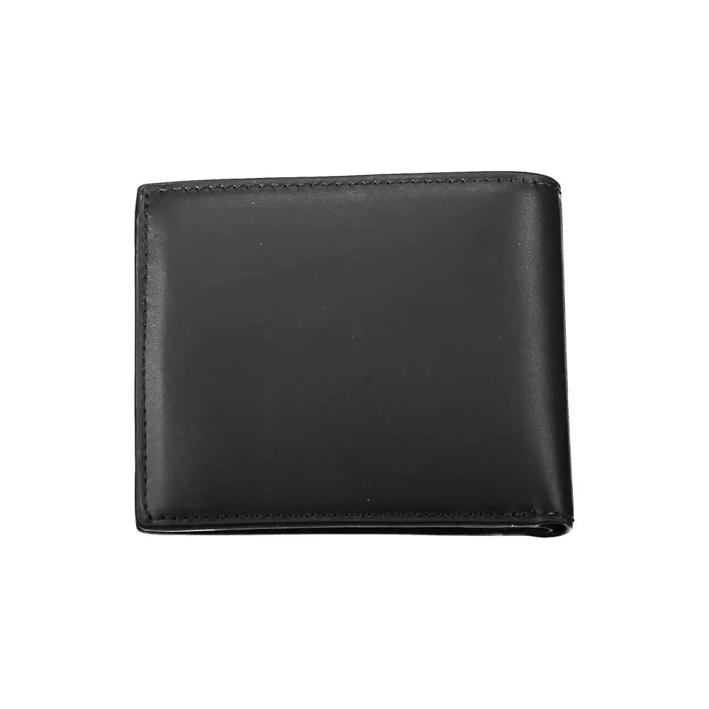 Tommy Hilfiger Elegant Black Leather Bi-Fold Wallet Tommy Hilfiger