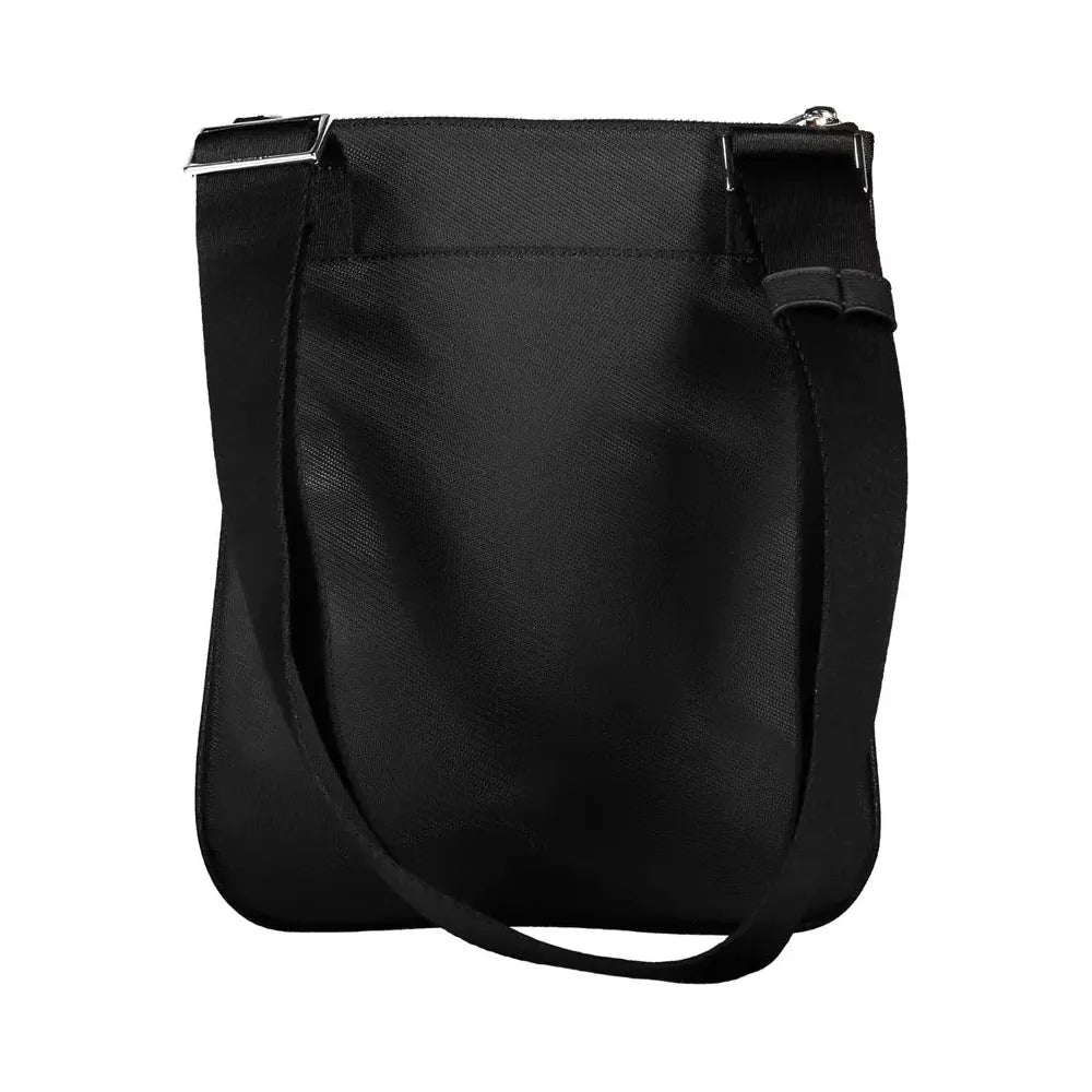 Calvin Klein Sleek Black Shoulder Bag with Contrasting Details Calvin Klein