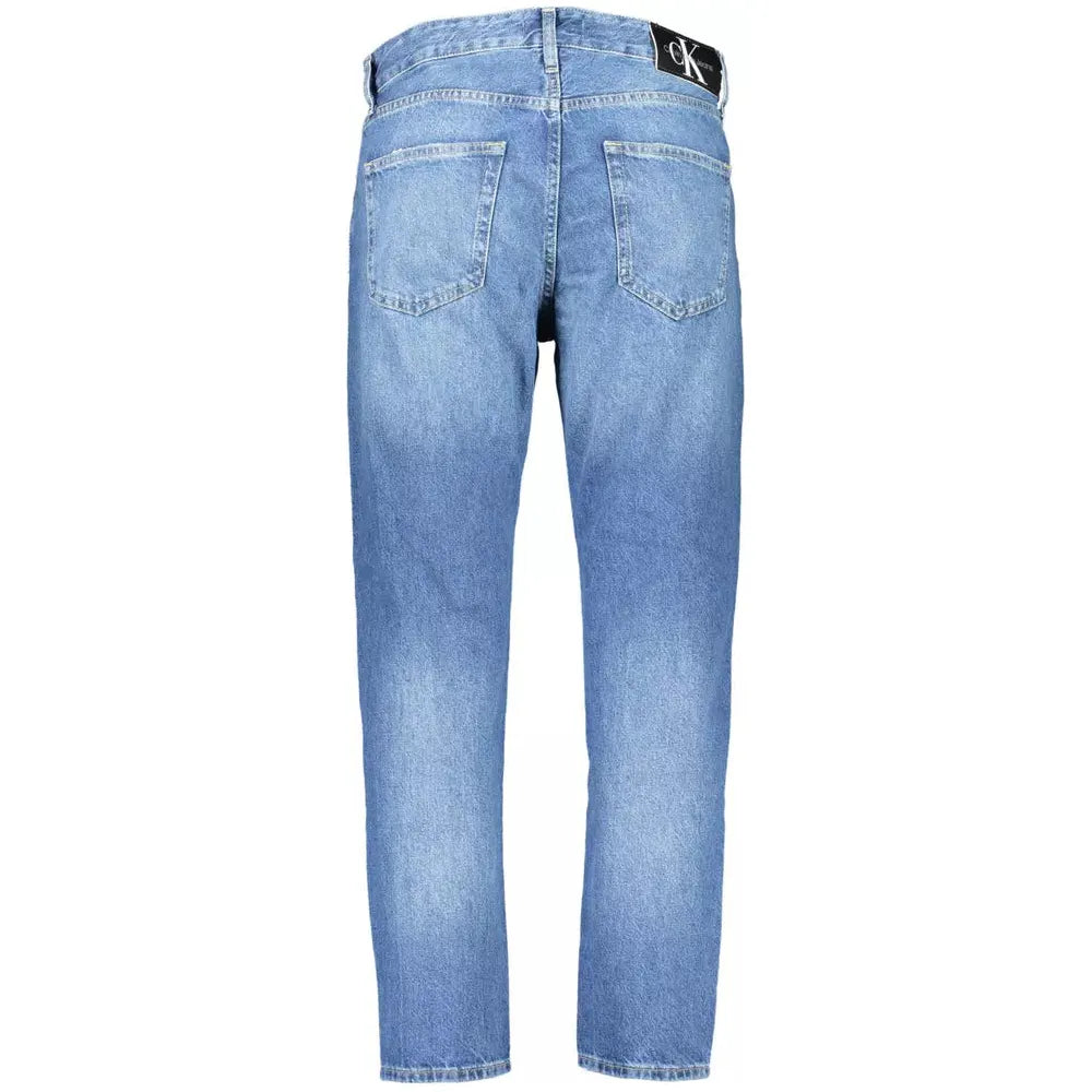 Calvin Klein Eco-Conscious Dad Jeans in Washed Blue Calvin Klein