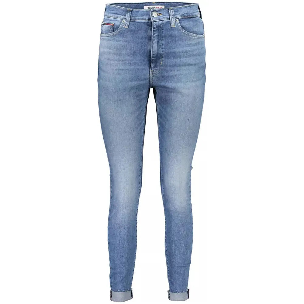 Tommy Hilfiger Light Blue Cotton Women Jeans Tommy Hilfiger