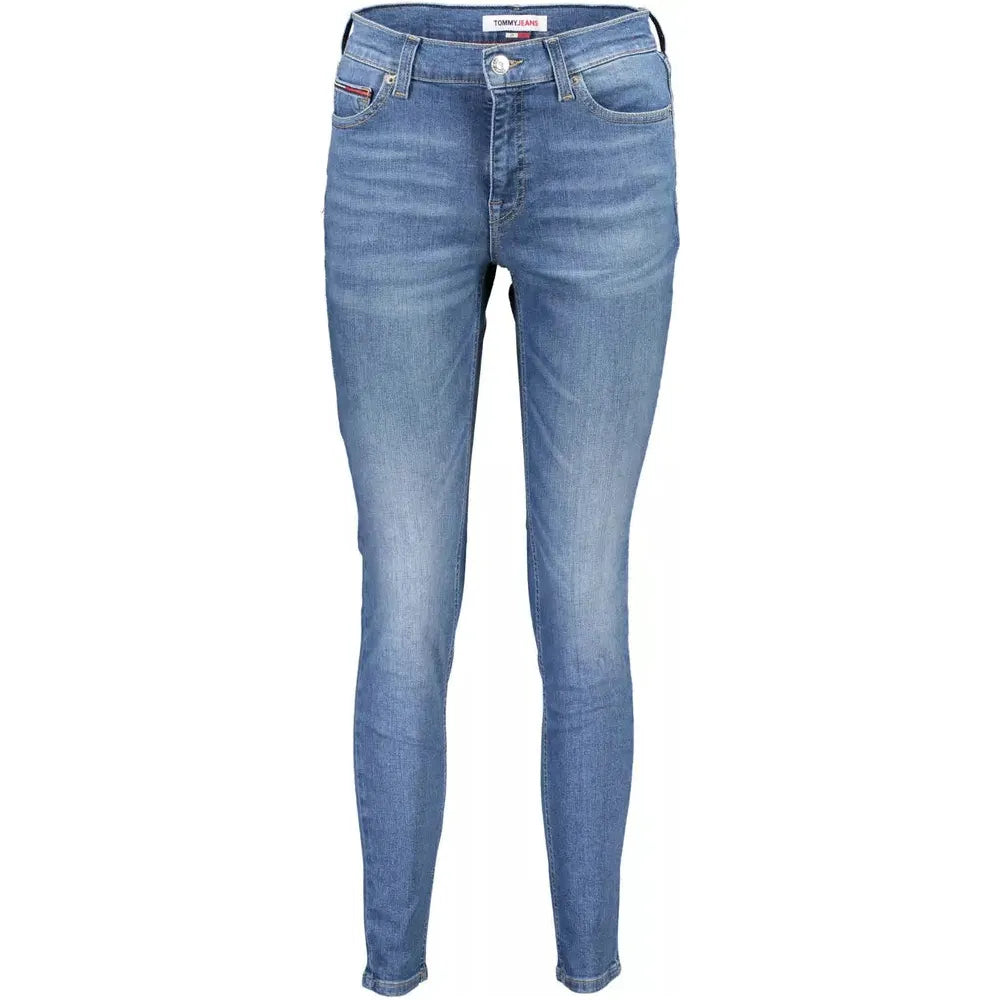 Tommy Hilfiger Light Blue Cotton Women's Skinny Jean