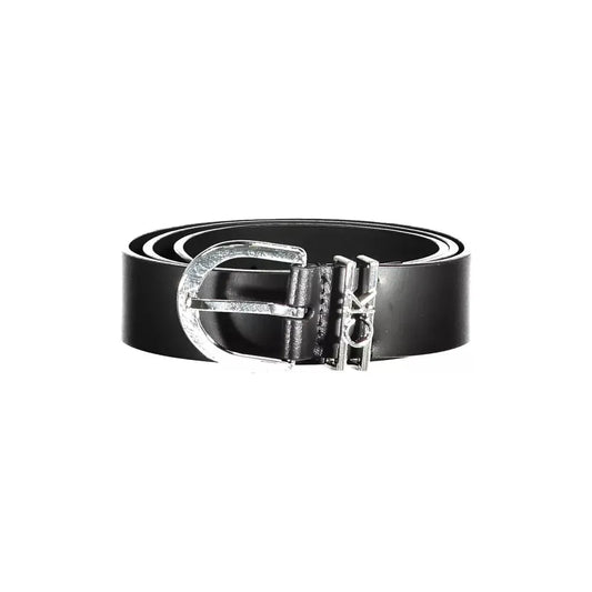 Calvin Klein Elegant Leather Belt with Metal Buckle Calvin Klein