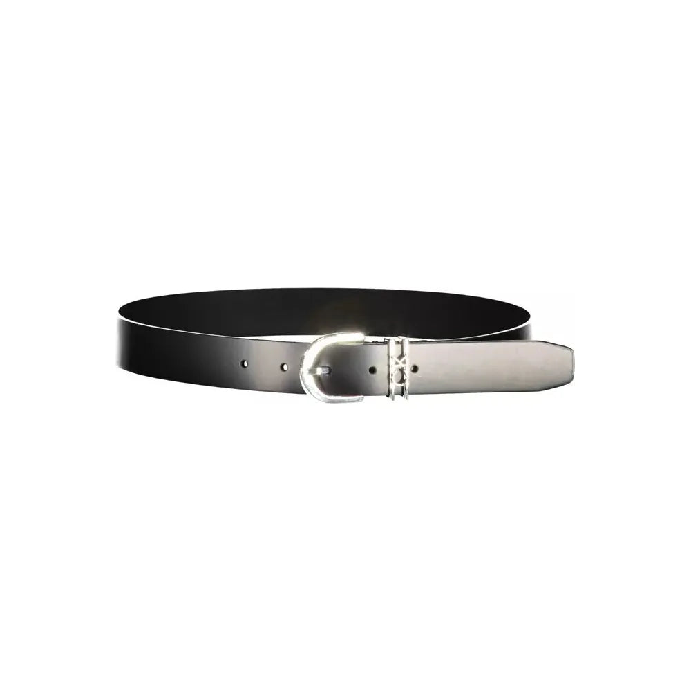 Calvin Klein Elegant Leather Belt with Metal Buckle Calvin Klein