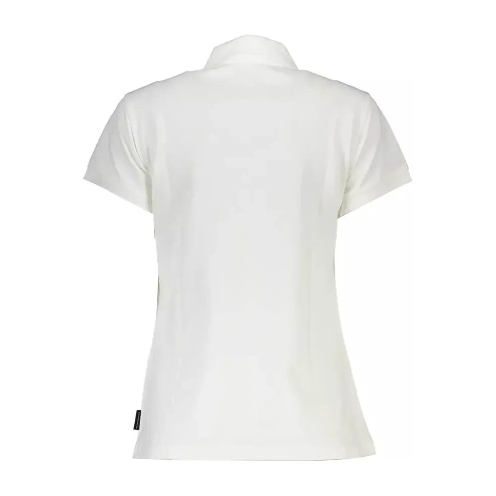 North Sails White Cotton Women Polo Shirt