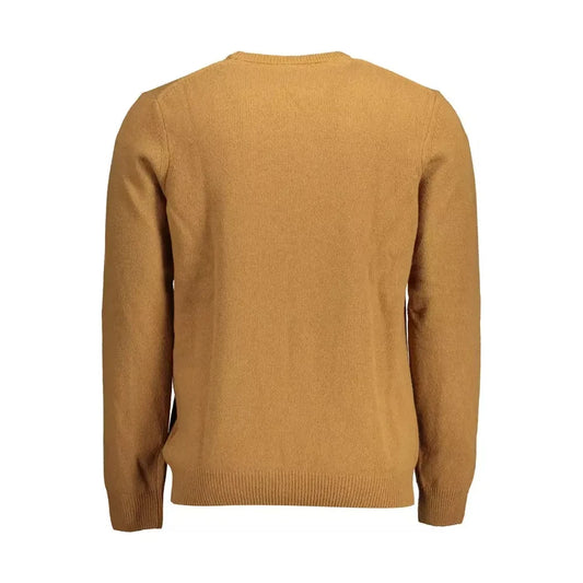 Lyle & Scott Classic Wool Blend Brown Sweater Lyle & Scott