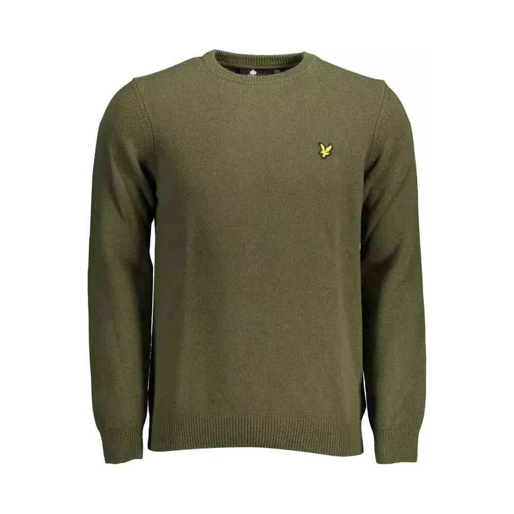 Lyle & Scott Elegant Green Wool Blend Sweater Lyle & Scott