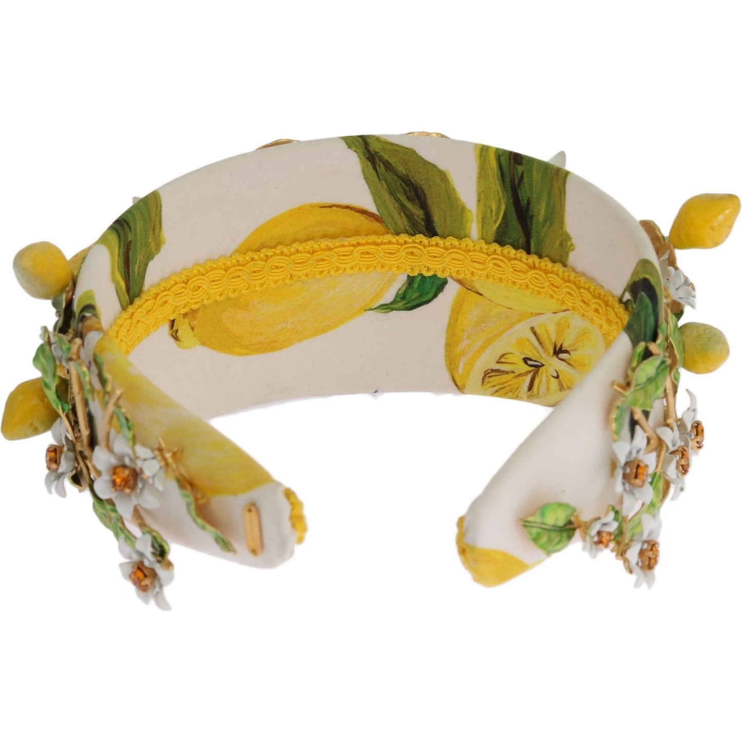 Dolce & Gabbana Sicilian Lemon Crystal Diadem Tiara Dolce & Gabbana