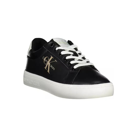 Calvin Klein Chic Black Contrasting Sporty Sneakers Calvin Klein