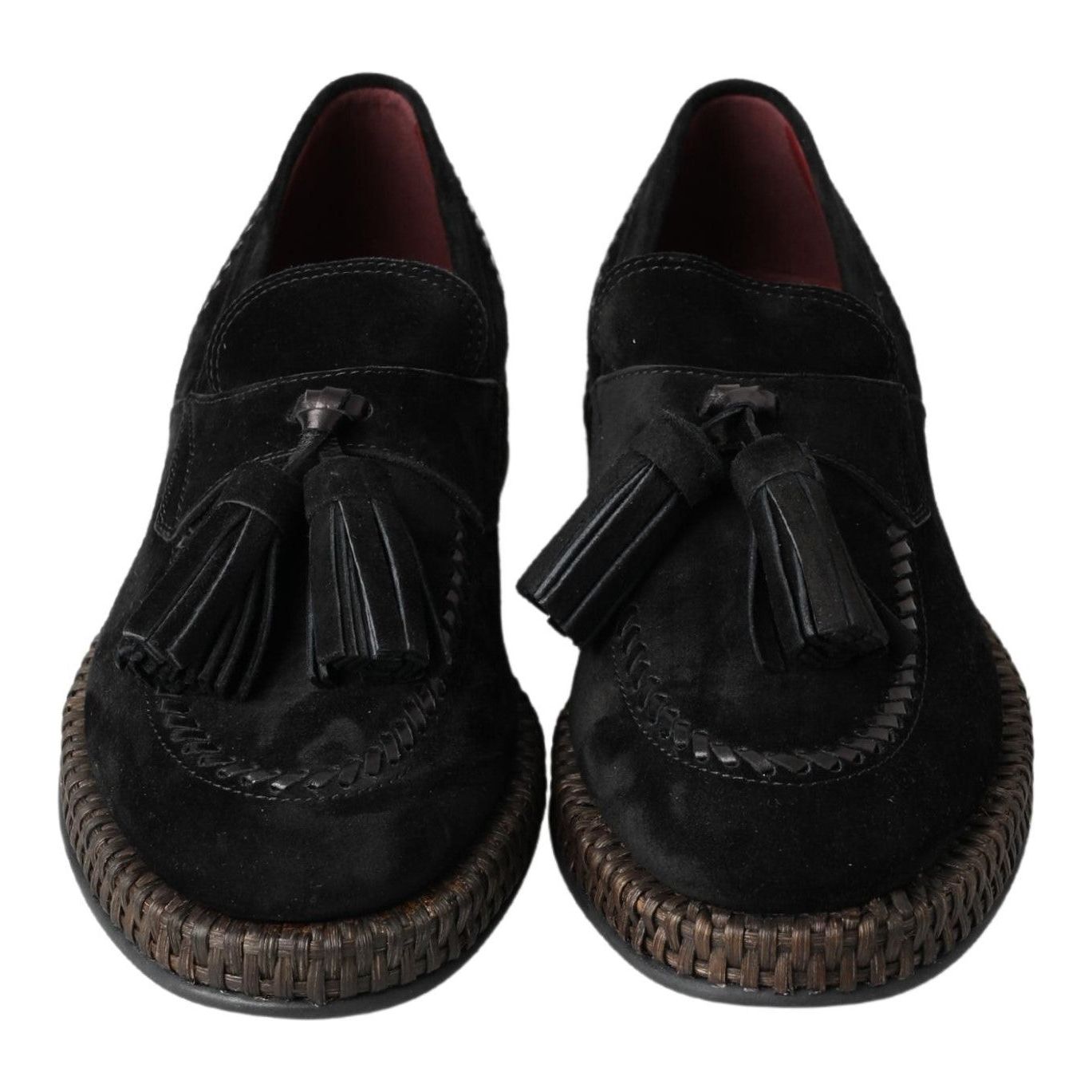 Dolce & Gabbana Chic Black Suede Espadrille Sneakers Dolce & Gabbana