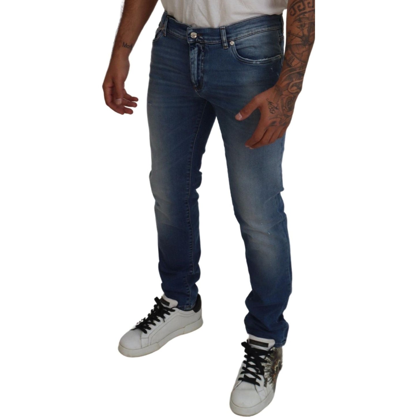 Dolce & Gabbana Chic Slim Fit Italian Denim Jeans Dolce & Gabbana