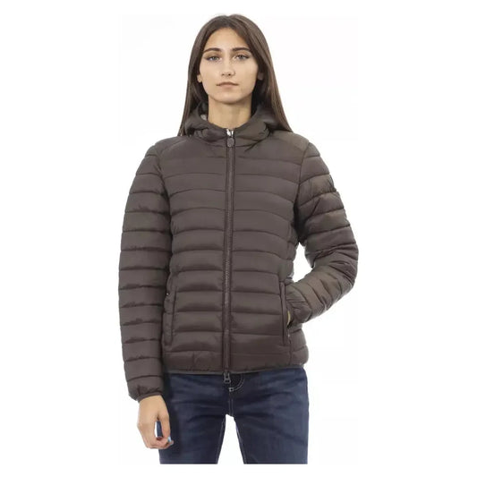 Invicta Brown Nylon Women Jacket Invicta