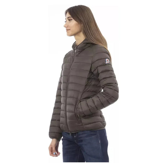 Invicta Brown Nylon Women Jacket Invicta