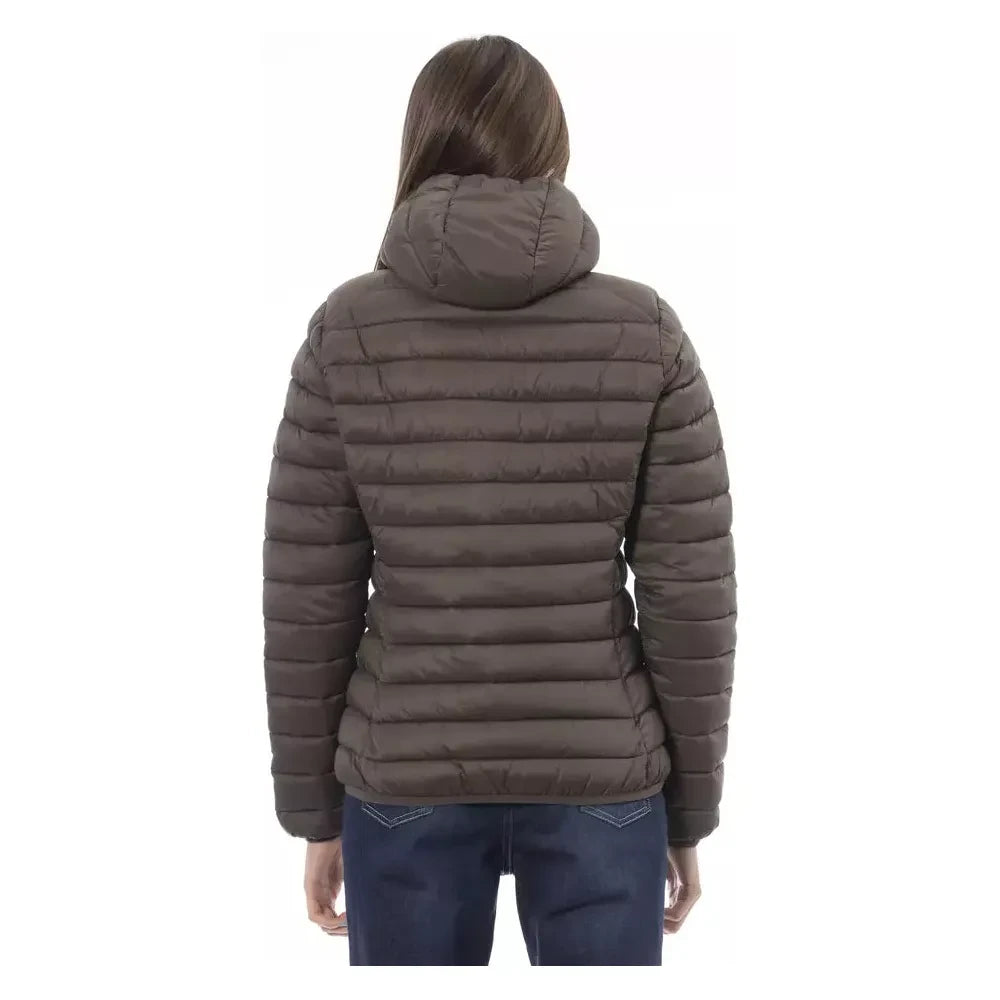 Invicta Brown Nylon Women Jacket Invicta