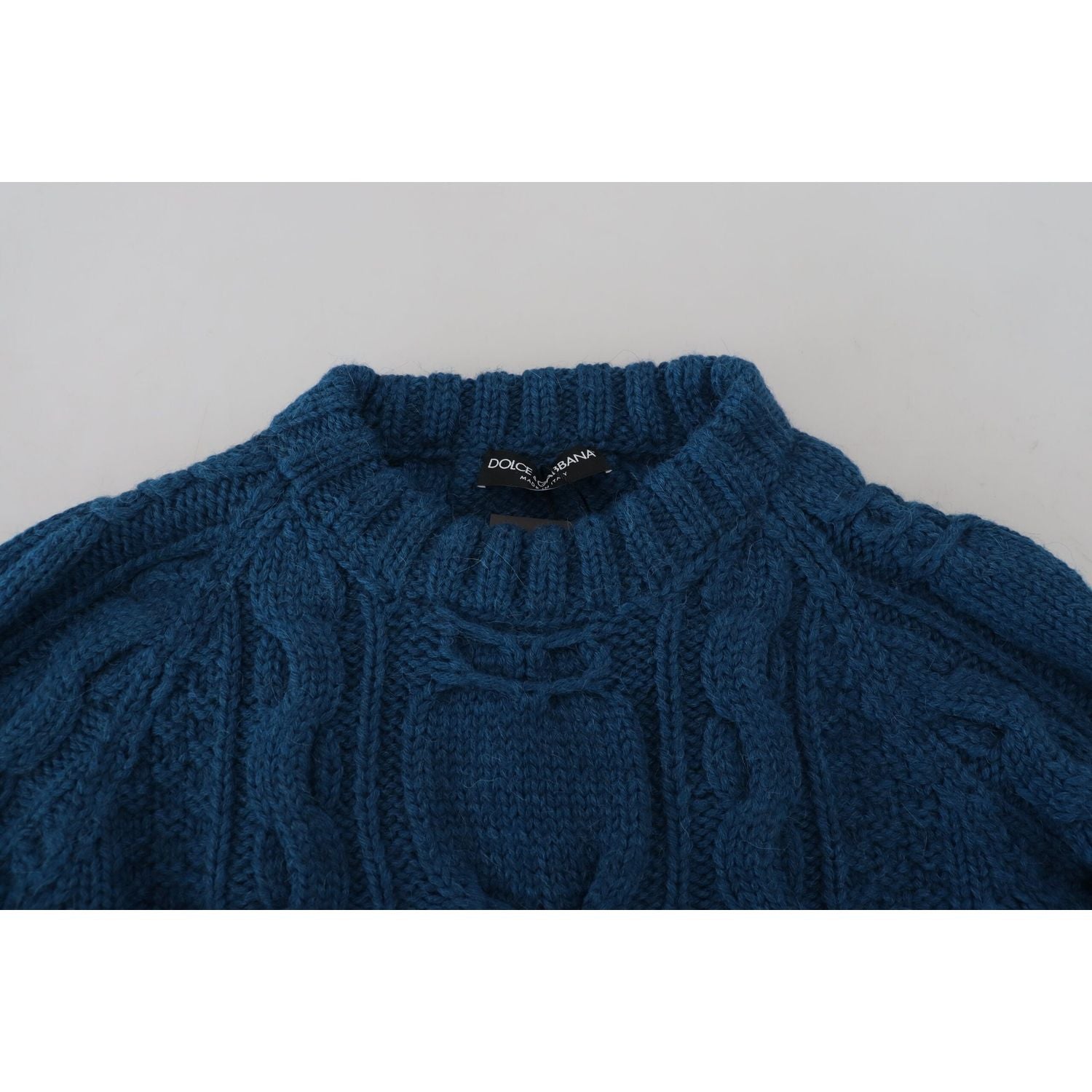 Dolce & Gabbana Elegant Blue Crewneck Sweater