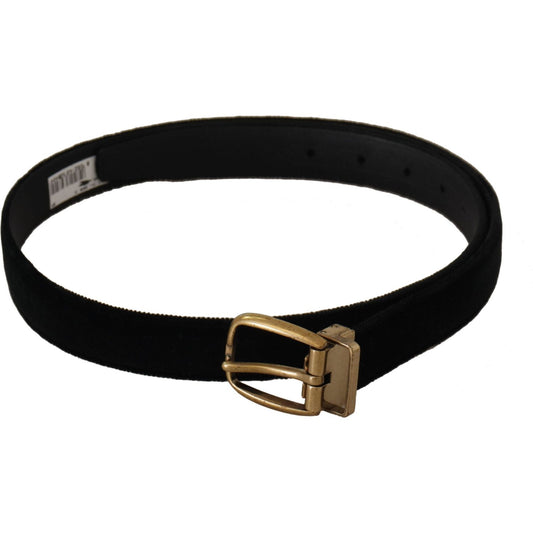 Dolce & Gabbana Chic Velvet Elegance Belt Dolce & Gabbana