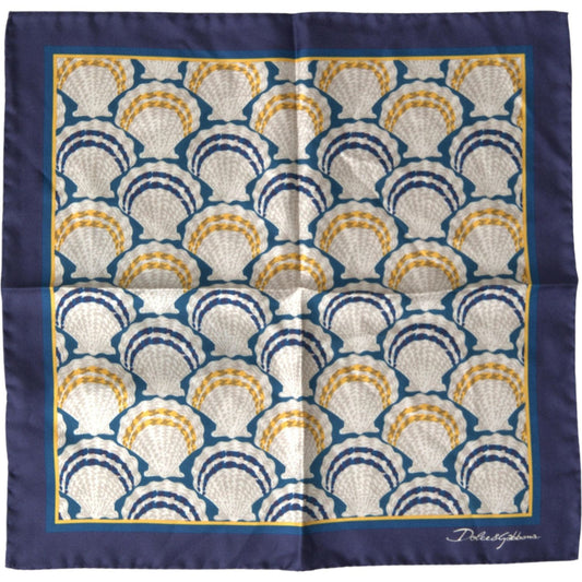 Dolce & Gabbana Elegant Multicolor Silk Men's Square Scarf Dolce & Gabbana