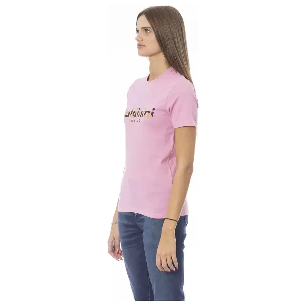 Baldinini Trend Multicolor Cotton Women T-Shirt Baldinini Trend