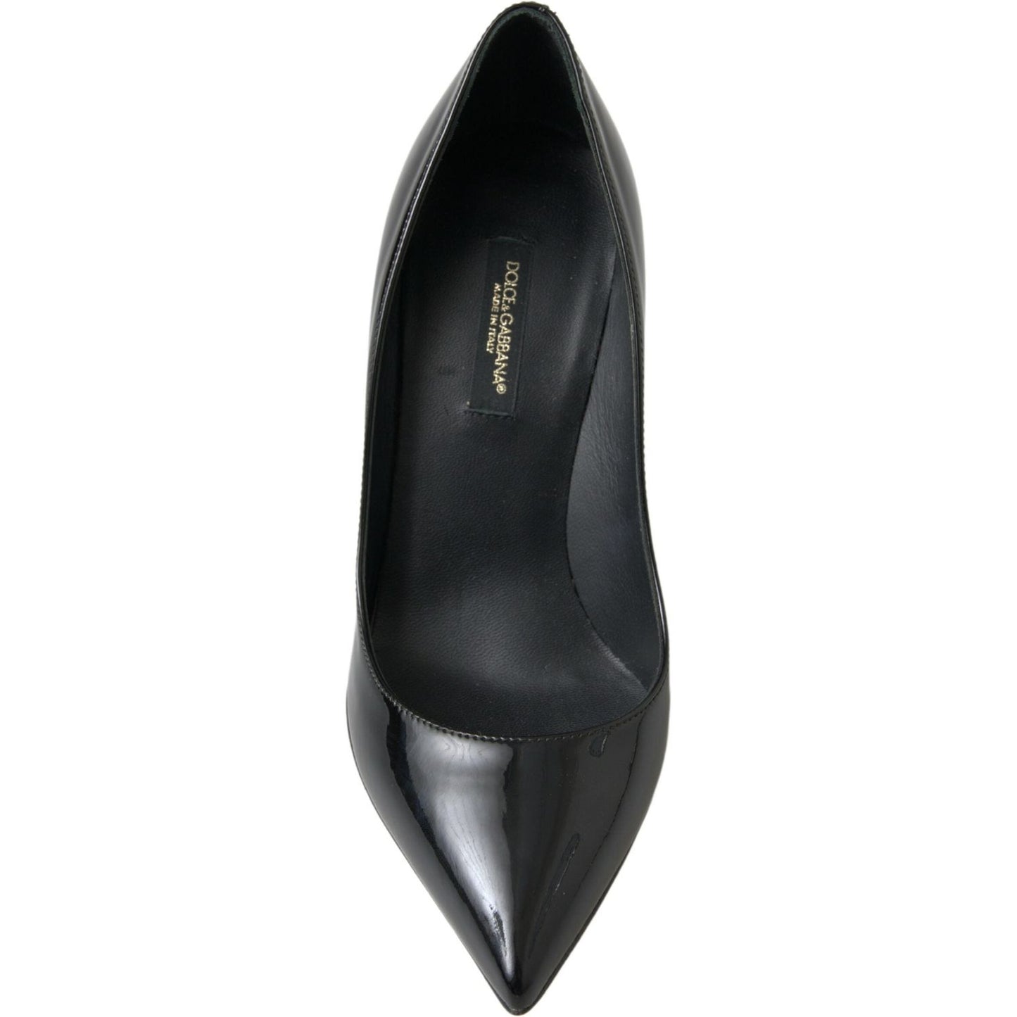 Dolce & Gabbana Elegant Patent Leather Heels Pumps Dolce & Gabbana