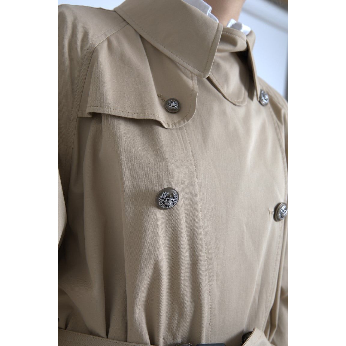 Dolce & Gabbana Elegant Double Breasted Trench Coat Dolce & Gabbana