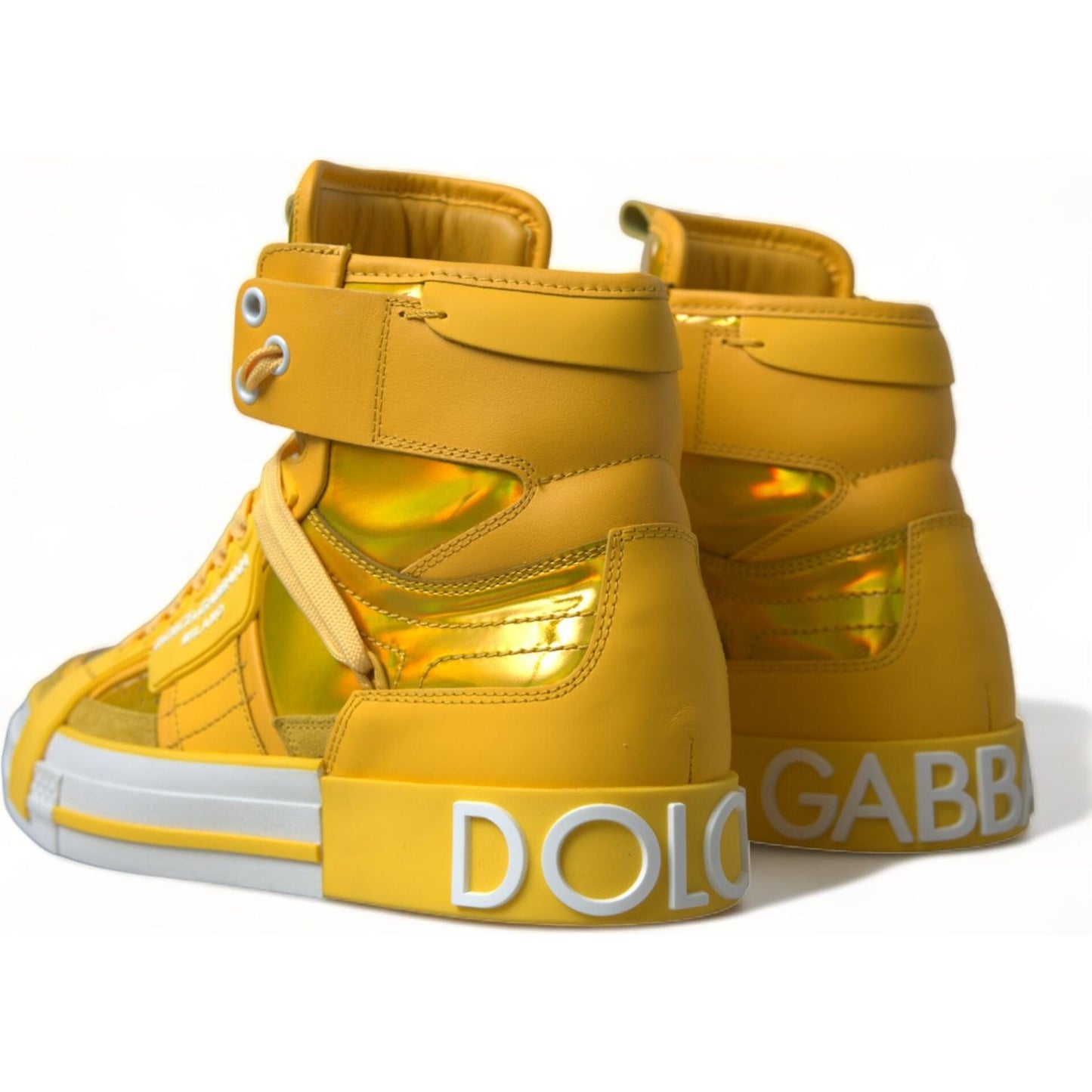 Dolce & Gabbana Chic High-Top Color-Block Sneakers Dolce & Gabbana